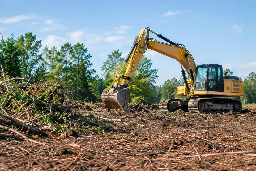 Lot Clearing Before Construction Starts Safely